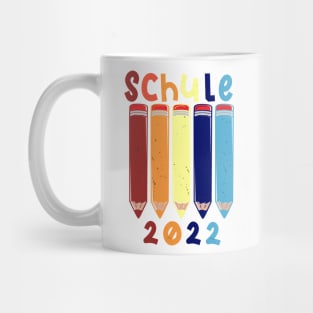 Stifte Schule 2022 Schulbeginn T shirt Mug